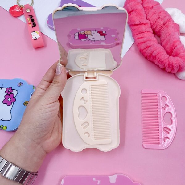 Espelho de Bolsa Fofo Hello Kitty