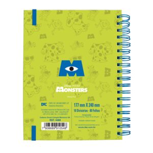 Caderno Smart Colegial Monstros SA 80 fls - DAC
