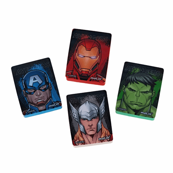 Borracha Avengers MOLIN - Kit 4 UND