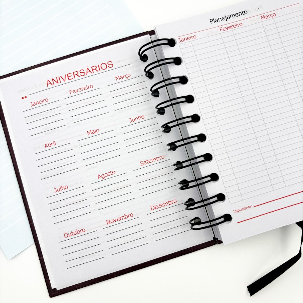 Agenda Permanente Simply Color - IMPORTADO - UND