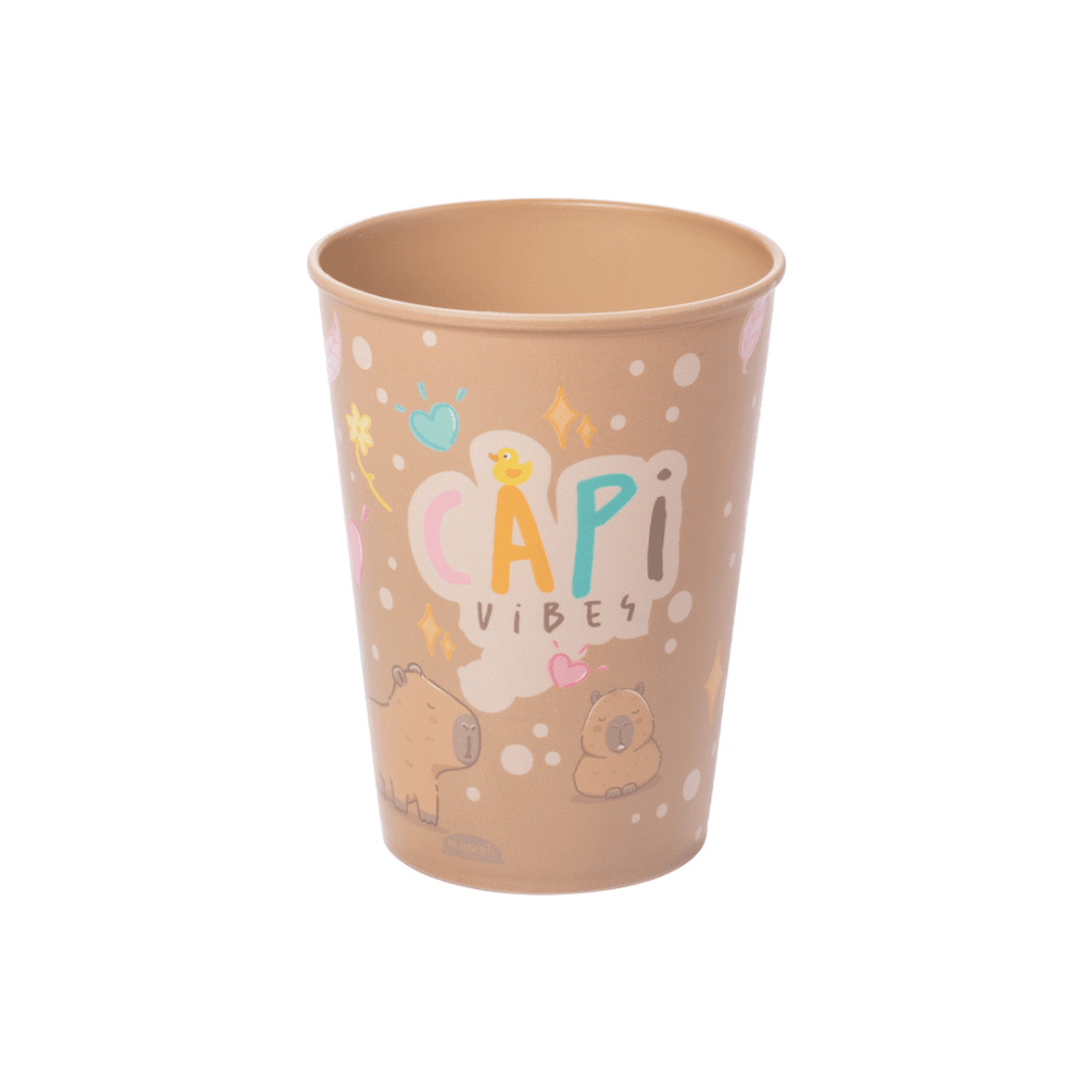 Copo Capivara Capivibes 320 ml - PLASÚTIL - UND