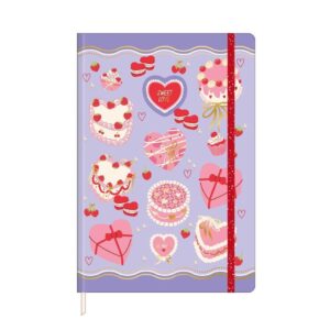Caderno s/Pauta Capa Dura G Trend Sweet 80 Fls 14x20,8cm - TILIBRA - UND