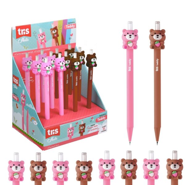 Lapiseira Holic 0.7mm Teddy TRIS