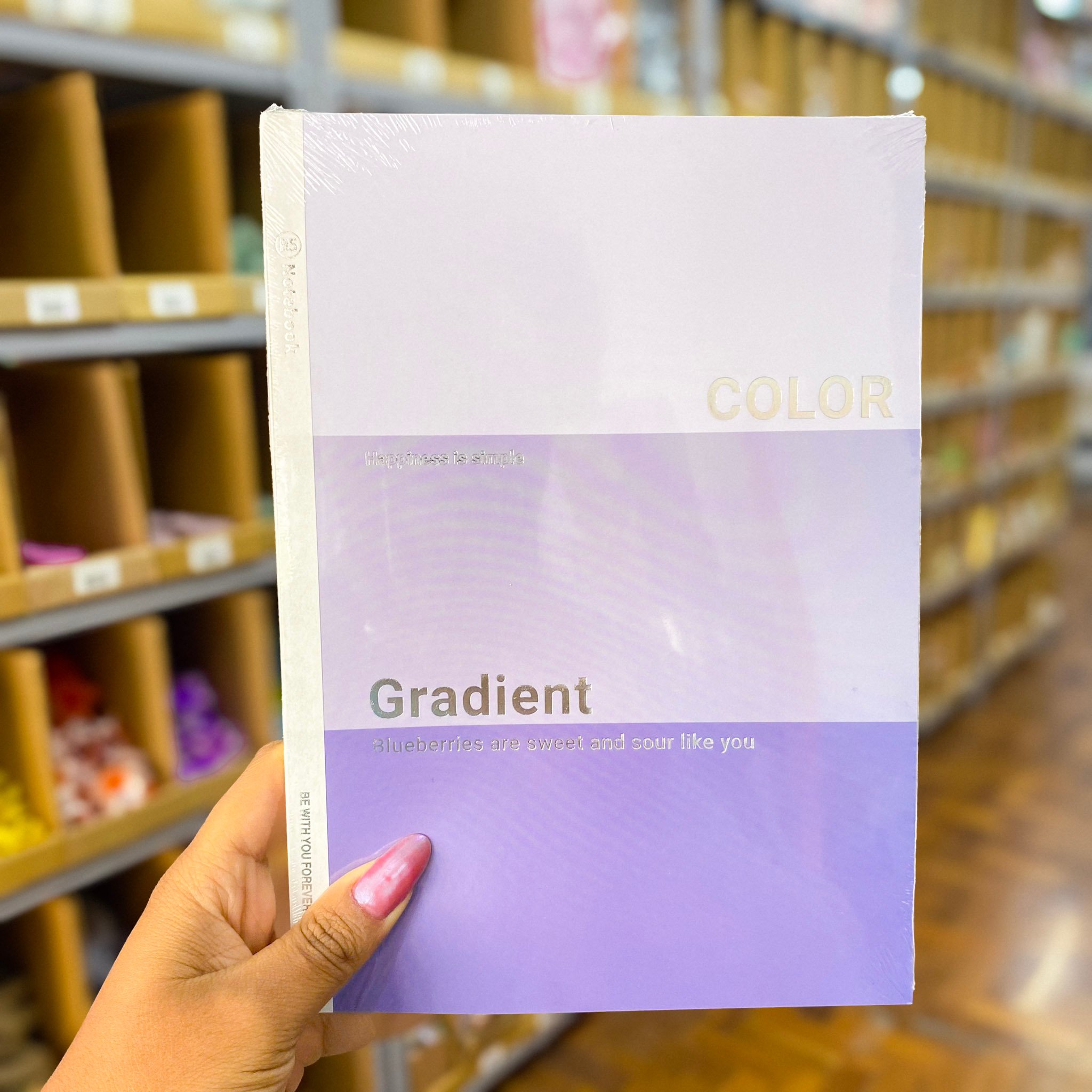 Caderno Brochura Pautado B5 Color Gradient 25x18cm  40 fls - UNISO - UND