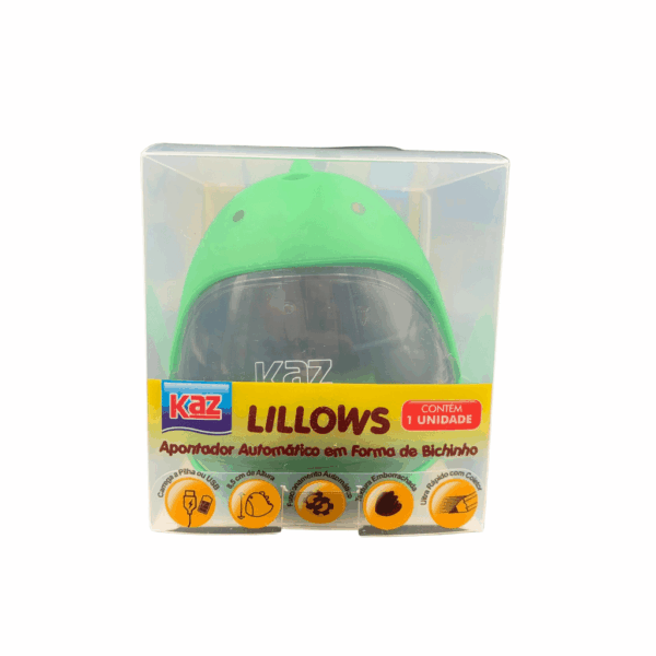 Apontador Elétrico Automático Lillows Dino KAZ - UND