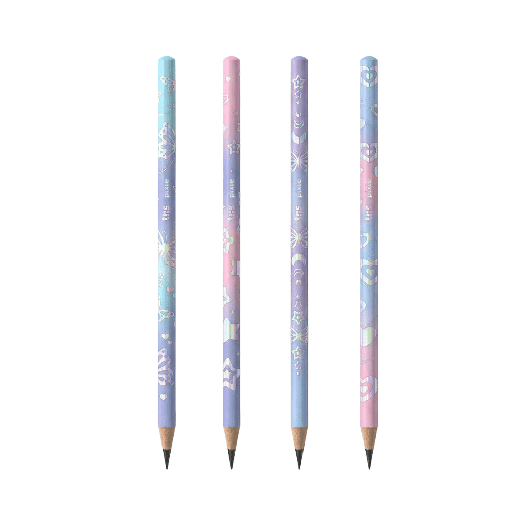 Lápis Grafite Hb Holic Pixie - TRIS - POTE 48 UND
