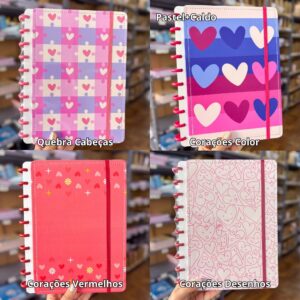 Caderno de Disco LOVE  20x26cm 10 Discos 80 Flhs- TOKYO DESIGN- UND