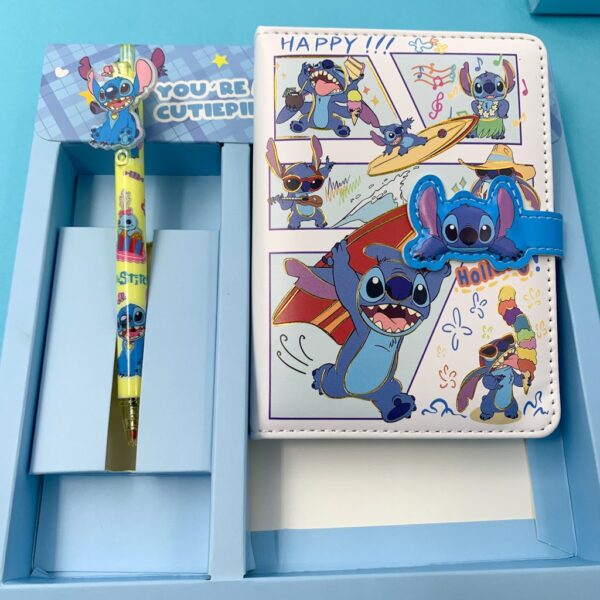Kit Presenteável Premium Planner Luxo + Caneta STITCH - UND