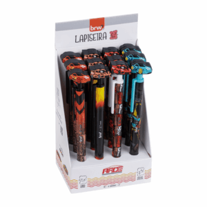 Lapiseira Plástica Divertida Race Carros 0,7mm BRW - KIT 4 UND