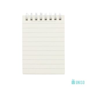 Bloco de Notas Aramado A7 Pão 7,7x10,7cm 80 fls - UNISO - UND
