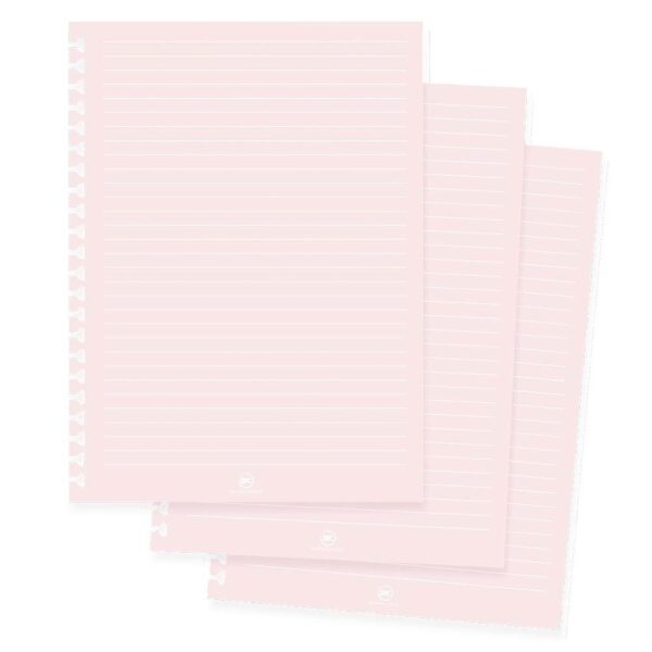 Refil Caderno Smart Universitário Rosa 48 Folhas DAC