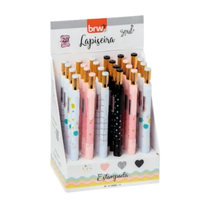 Lapiseira 2.0mm Estampada BRW - CAIXA 24 UND