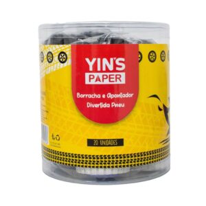 Borracha e Apontador Pneu - YINS PAPER - UND