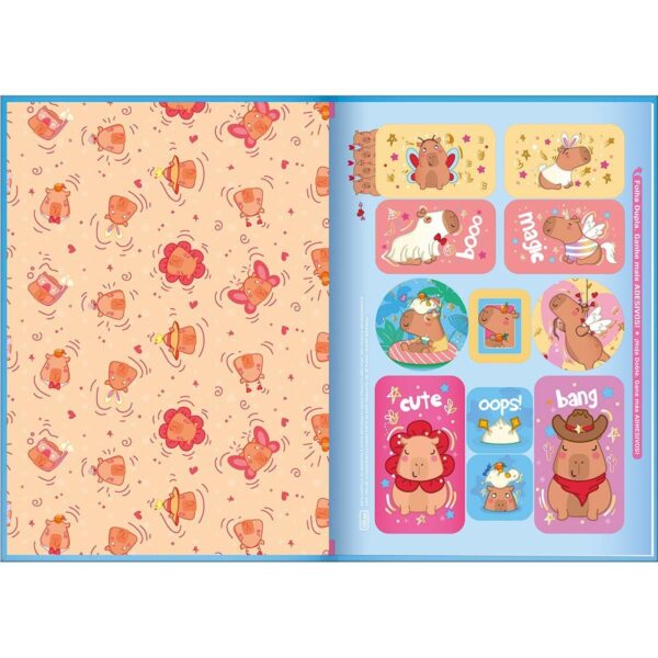 Caderno Brochura Capa Dura 1/4 Capivara Tilibra
