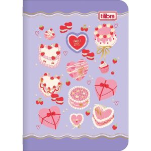 Mini Caderneta Grampeada Flexível 32 fls TREND SWEET - TILIBRA - UND
