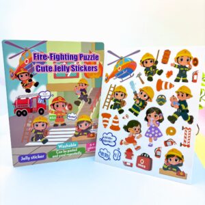 Kit Cenário Educativo Adesivo Gelatina Bombeiros - IMPORTADO - UND