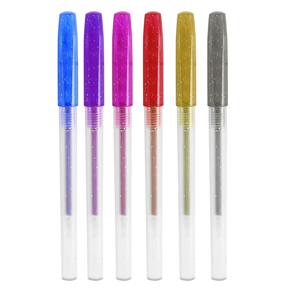 Caneta Gel Glitter Color 1,0mm - TRIS BAZZE - POTE 24 UND