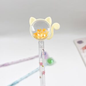 Caneta Fofa Cristal Gatinho Honey - PACOTE 6 UND