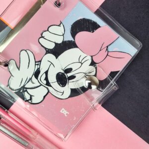 Mini Fichário Disney Minnie PVC Cristal DAC