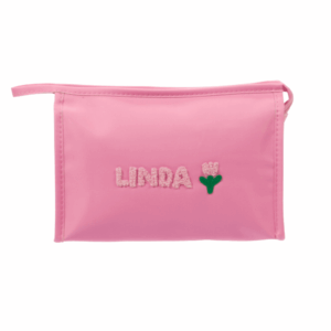 Necessaire Dia a Dia Rosa LINDA 23x16x7cm - FLORIE - UND