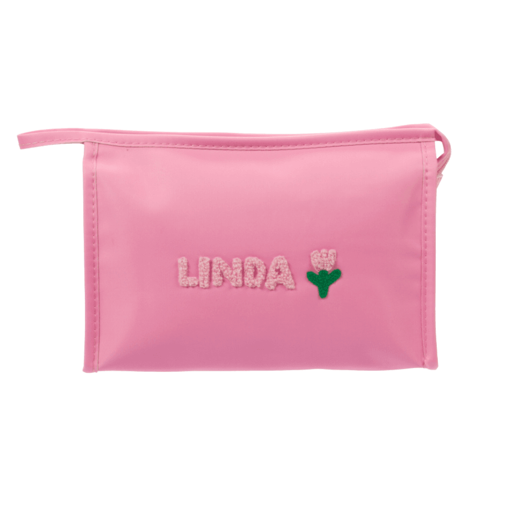 Necessaire Dia a Dia Rosa LINDA 23x16x7cm - FLORIE - UND