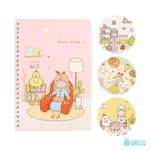 Caderno Espiral A5 Good Time 14x20,7cm  60 Fls - UNISO - UND