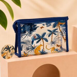 Necessaire Plástica Estampada Brisa de Verão 20 x 12 x 8 cm - IMPORTADO - UND