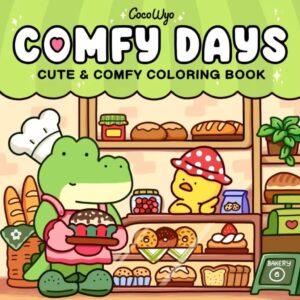 Livro de Colorir Comfy Days Coco Wyo ORIGINAL