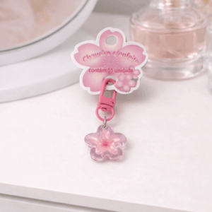 Chaveiro Pingente Charm Flor Cute Colors -  IMPORTADO  - UND