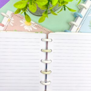 Caderno de Disco MARGARIDAS A5 80 Fls/8 discos -  15x21,2cm  - IMPORTADO - UND