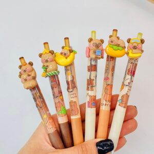 Caneta Apagável Clic Luxo Capivara - Cx 36 Und