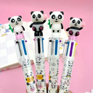 Caneta 6 Cores Ursinho Panda