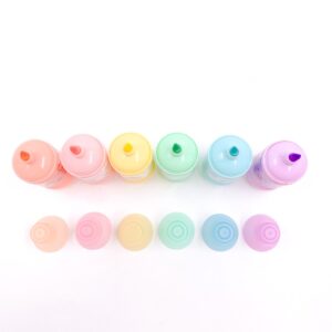 Marca Texto Garrafinhas - Kit 6 Cores