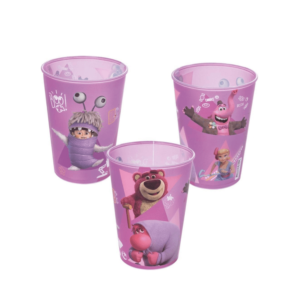 Copo Disney Pixar Sortido 320ml - PLASÚTIL - UND