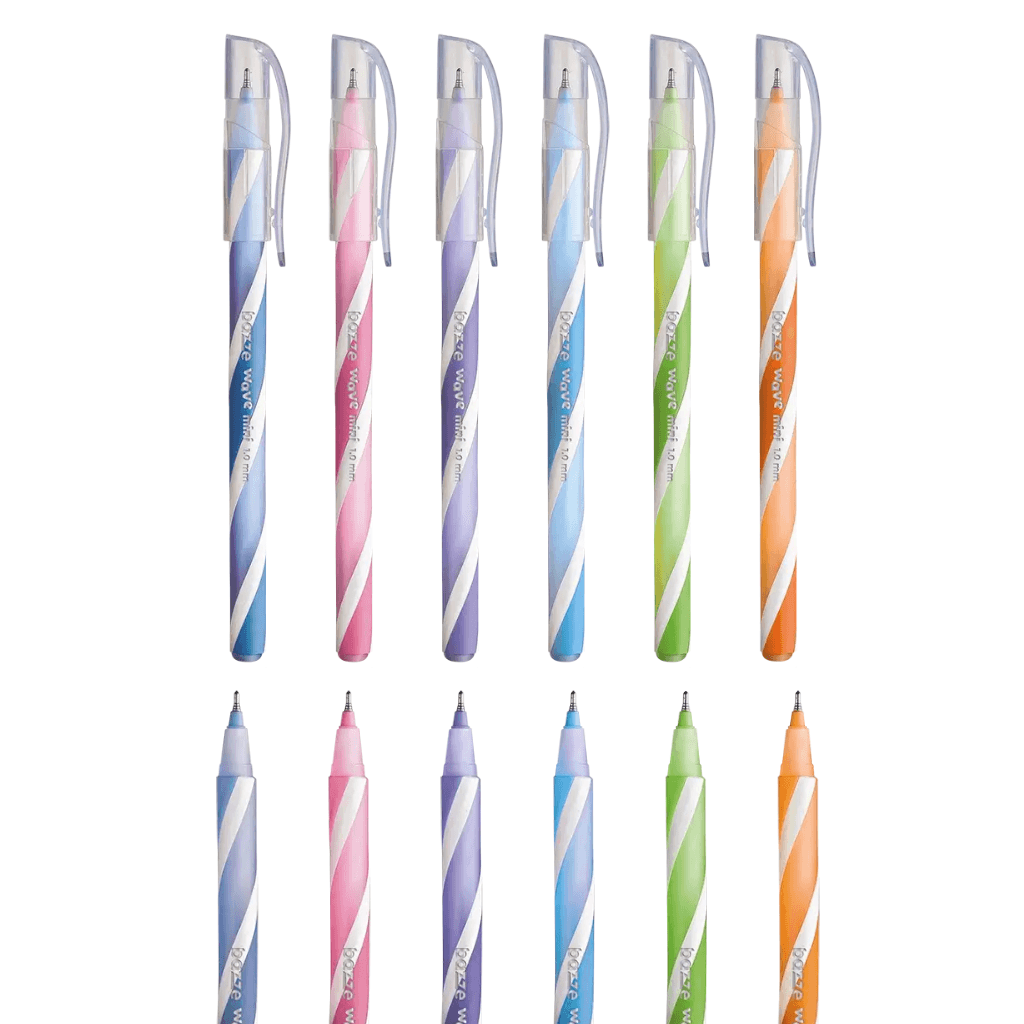 Caneta Esferográfica Wave Mini 1.0mm - TRIS BAZZE - POTE 24 UND