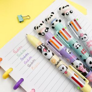 Caneta Fofa 6 Cores Pandinha Cute - UND