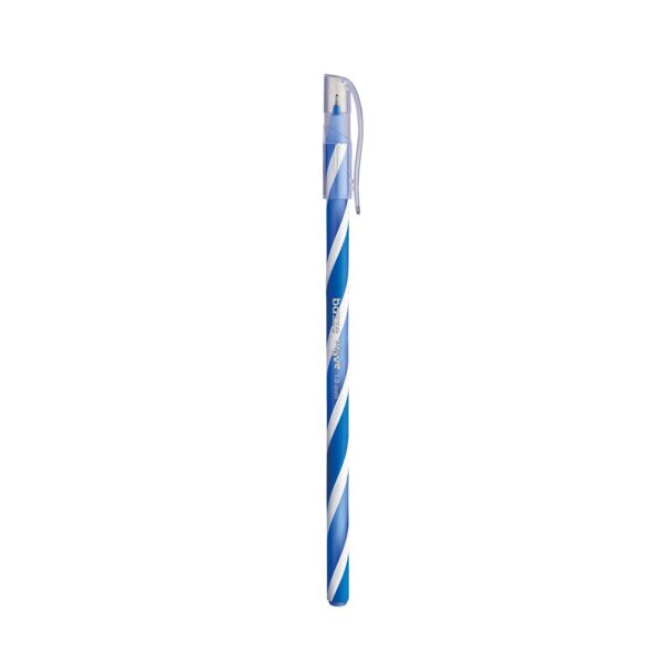 Caneta Esferográfica 1.0mm Azul Wave Bazze - Pote 24 Und