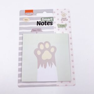 Bloco Smart Notes 76x76mm Pets BRW - KIT 4 UND