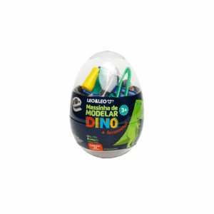 Kit Massinha de Modelar Ovo Dino 24 Cores Leo e Leo