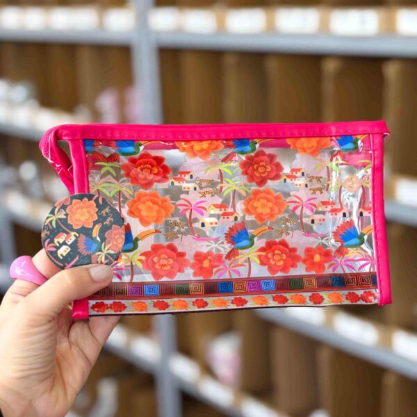 Necessaire Plástica Estampada Brisa de Verão 20 x 12 x 8 cm - IMPORTADO - UND