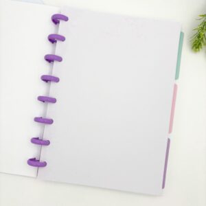 Caderno de Disco Frases A5 80 Fls/8 discos - 15x21,2cm - IMPORTADO - UND