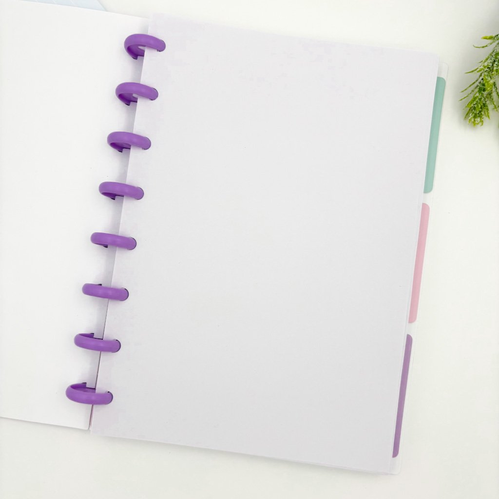 Caderno de Disco Frases A5 80 Fls/8 discos - 15x21,2cm - IMPORTADO - UND