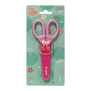 Tesoura Frutinha Rosa - FOFY - BLISTER 1 UND