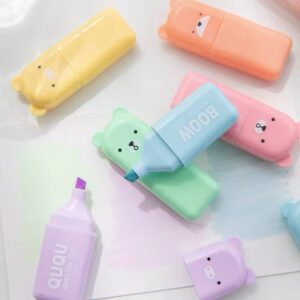 Marca Texto Ursinho boow 6 Cores