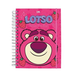 Caderno Smart Universitário 10 Divisórias Ursinho Lotso 80 fls - DAC