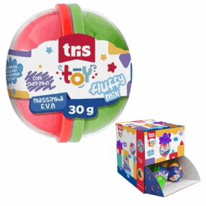 Massinha EVA Fluffy MIx 30 G - TRIS - UND
