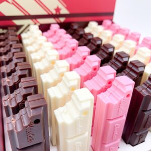 Caneta Fofa Barra de Chocolate - CX 48 UND