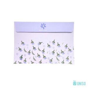 Kit 8 Envelopes Flor + Adesivos + Selos - UNISO - UND