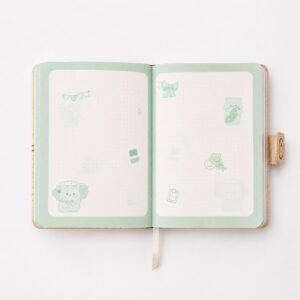 Caderno LUXO c/ Fechamento Ursinhos 10,3x13,7cm - IMPORTADO - UND