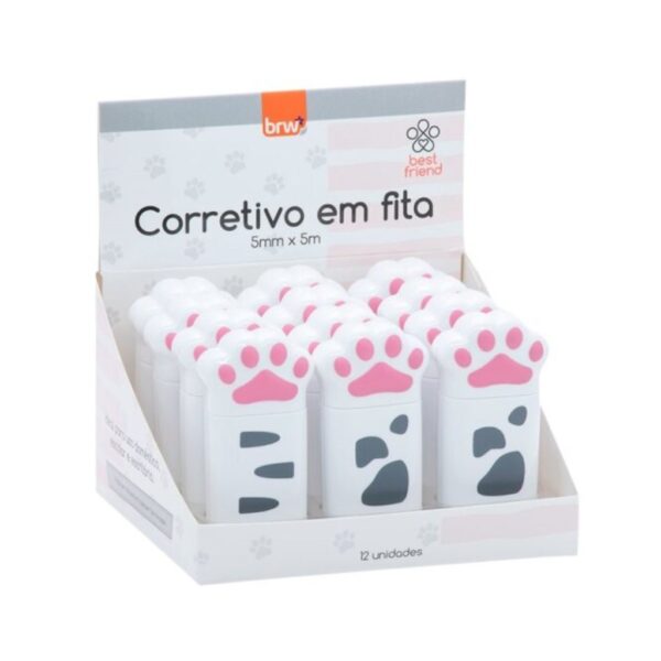 Corretivo em fita 5mm x 5m Pets BRW